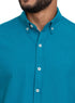 Tile Blue Linen Shirt - Khotwh